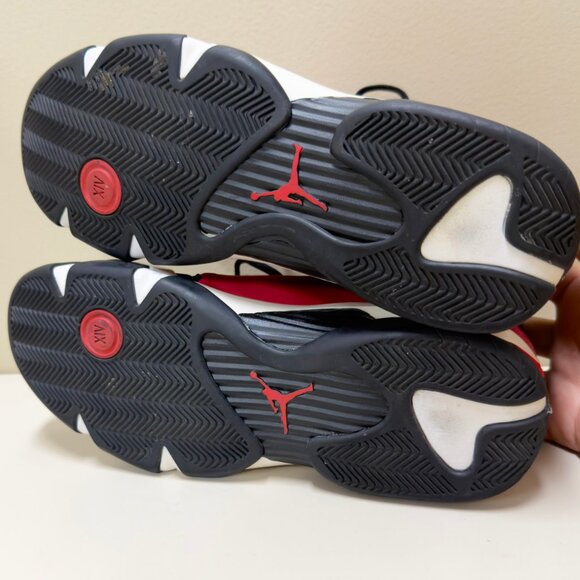 Air Jordan 14 Retro Gym Red Size 8.5 Toro 487471-011 - Picture 3 of 8